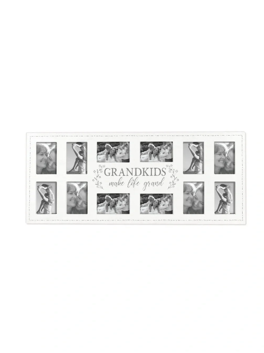 “ Grandkids Make Life Grand” 12 Picture Frame Collage Display Wall Art